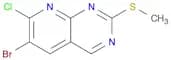 Pyrido[2,3-d]pyrimidine, 6-bromo-7-chloro-2-(methylthio)-