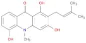 9(10H)-Acridinone, 1,3,5-trihydroxy-10-methyl-2-(3-methyl-2-buten-1-yl)-