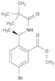 Benzoic acid, 5-bromo-2-[(1R)-1-[(2,2-dimethyl-1-oxopropyl)amino]ethyl]-, methyl ester