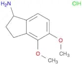 1H-Inden-1-amine, 2,3-dihydro-4,5-dimethoxy-, hydrochloride (1:1)