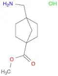 Bicyclo[2.2.1]heptane-1-carboxylic acid, 4-(aminomethyl)-, methyl ester, hydrochloride (1:1)