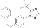 1H-Tetrazole, 1-[4-(phenylmethoxy)phenyl]-5-(trifluoromethyl)-