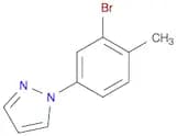 1H-Pyrazole, 1-(3-bromo-4-methylphenyl)-