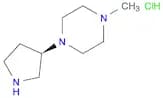 Piperazine, 1-methyl-4-[(3R)-3-pyrrolidinyl]-, hydrochloride (1:3)