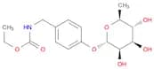 Carbamic acid, N-[[4-[(6-deoxy-α-L-mannopyranosyl)oxy]phenyl]methyl]-, ethyl ester