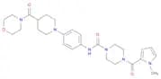 4-(1-methyl-1H-pyrrole-2-carbonyl)-N-{4-[4-(morpholine-4- carbonyl)piperidin-1-yl]phenyl}piperazin…