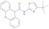N-(4-(Trifluoromethyl)oxazol-2-yl)-9H-xanthene-9-carboxamide