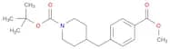 1-Piperidinecarboxylic acid, 4-[[4-(methoxycarbonyl)phenyl]methyl]-, 1,1-dimethylethyl ester