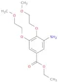 Benzoic acid, 3-amino-4,5-bis(2-methoxyethoxy)-, ethyl ester