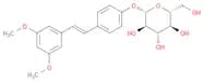 (2S,3R,4S,5S,6R)-2-(4-((E)-3,5-Dimethoxystyryl)phenoxy)-6-(hydroxymethyl)tetrahydro-2H-pyran-3,4,5…