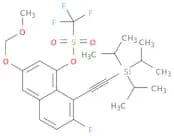 7-Fluoro-3-(methoxymethoxy)-8-((triisopropylsilyl)ethynyl)naphthalen-1-yl trifluoromethanesulfonate