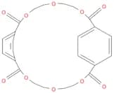 3,6,9,16,19,22-Hexaoxatricyclo[22.2.2.211,14]triaconta-11,13,24,26,27,29-hexaene-2,10,15,23-tetrone