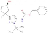Benzyl (1-(tert-butyl)-3-((1S,3R)-3-hydroxycyclopentyl)-1H-pyrazol-5-yl)carbamate