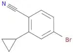 4-Bromo-2-cyclopropylbenzonitrile