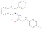 2-[(4-Chlorophenyl)amino]-N-(4-oxo-2-phenyl-3(4H)-quinazolinyl)acetamide