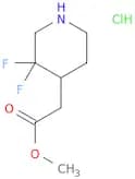 Methyl 2-(3,3-difluoropiperidin-4-yl)acetate hydrochloride