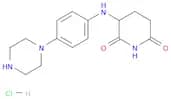 3-((4-(Piperazin-1-yl)phenyl)amino)piperidine-2,6-dione hydrochloride