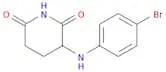 3-((4-Bromophenyl)amino)piperidine-2,6-dione