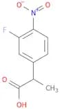 2-(3-Fluoro-4-nitrophenyl)propanoic acid