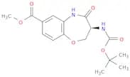Methyl (S)-3-((tert-butoxycarbonyl)amino)-4-oxo-2,3,4,5-tetrahydrobenzo[b][1,4]oxazepine-7-carboxy…