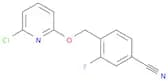 4-(((6-Chloropyridin-2-yl)oxy)methyl)-3-fluorobenzonitrile