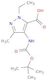 4-((tert-Butoxycarbonyl)amino)-1-ethyl-3-methyl-1H-pyrazole-5-carboxylic acid
