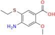 2-Methoxy-4-amino-5-ethylthiobenzoic Acid