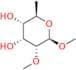 Methyl 6-deoxy-2-O-methyl-β-D-allopyranoside