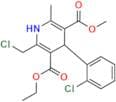 3-Ethyl 5-methyl 2-(chloromethyl)-4-(2-chlorophenyl)-6-methyl-1,4-dihydropyridine-3,5-dicarboxylate