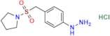 1-((4-Hydrazinylbenzyl)sulfonyl)pyrrolidine hydrochloride