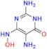 2,5-Diamino-6-(hydroxyamino)pyrimidin-4(3H)-one