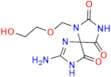 1-((2-Hydroxyethoxy)methyl)-7-imino-1,3,6,8-tetraazaspiro[4.4]nonane-2,4,9-trione
