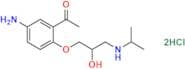 1-[5-Amino-2- [(2RS)-2-hydroxy-3-[(1-methylethyl)amino]- propoxy]phenyl]ethanone Dihydrochloride