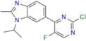 6-(2-Chloro-5-fluoropyrimidin-4-yl)-1-isopropyl-2-methyl-1H-benzo[d]imidazole