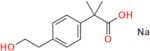 2-(4-(2-Hydroxyethyl)phenyl)-2-methylpropanoic acid, Sodium Salt