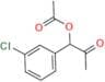 1-(3-Chlorophenyl)-2-oxopropyl acetate