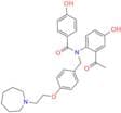 N-(2-Acetyl-4-hydroxyphenyl)-N-(4-(2-(azepan-1-yl)ethoxy)benzyl)-4-hydroxybenzamide