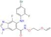 5-((4-Bromo-2-fluorophenyl)amino)-4-fluoro-1-methyl-N-(2-(vinyloxy)ethoxy)-1H-benzo[d]imidazole-6-…