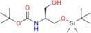 [(1S)-2-[[(tert-Butyl)dimethylsilyl]oxy]-1-(hydroxymethyl)ethyl]-carbamic Acid tert-Butyl Ester