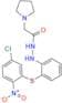 N\'-(2-((5-Chloro-2-nitrophenyl)thio)phenyl)-2-(pyrrolidin-1-yl)acetohydrazide