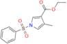 Ethyl 4-methyl-1-(phenylsulfonyl)-1H-pyrrole-3-carboxylate