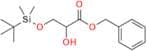 Benzyl 3-((tert-butyldimethylsilyl)oxy)-2-hydroxypropanoate