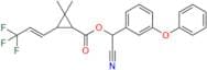Cyano(3-phenoxyphenyl)methyl (E)-2,2-dimethyl-3-(3,3,3-trifluoroprop-1-en-1-yl)cyclopropane-1-carb…