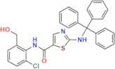 N-[2-Chloro-6-(hydroxymethyl)phenyl]-2-[(triphenylmethyl)amino]-5-thiazolecarboxamide