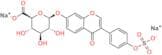 Daidzein 7-β-D-Glucuronide 4\'-Sulfate Disodium Salt