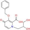 1-(2,3-Dihydroxypropyl)-4-oxo-3-[(phenylmethyl)oxy]-1,4-dihydro-2-pyridinecarboxylic acid