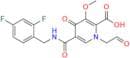 5-((2,4-Difluorobenzyl)carbamoyl)-3-methoxy-4-oxo-1-(2-oxoethyl)-1,4-dihydropyridine-2-carboxylic …