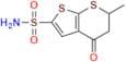 6-Methyl-4-oxo-5,6-dihydro-4H-thieno[2,3-b]thiopyran-2-sulfonamide