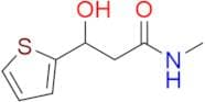 3-hydroxy-N-methyl-3-(thiophen-2-yl)propanamide
