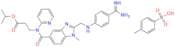 Isopropyl 3-(2-(((4-carbamimidoylphenyl)amino)methyl)-1-methyl-N-(pyridin-2-yl)-1H-benzo[d]imidazo…